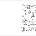 10 Best Printable Birthday Cards To Color Printablee