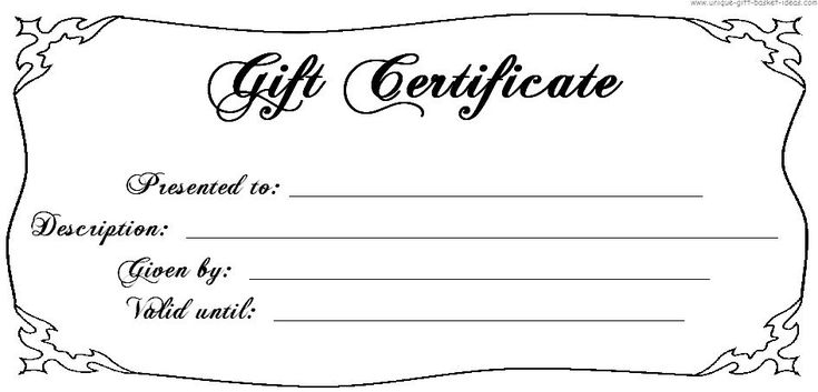 36 X Blank Vouchers Gift Certificates DL Envelope Size Black White
