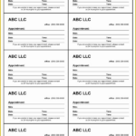 37 Appointment Reminder Cards Template Free Heritagechristiancollege