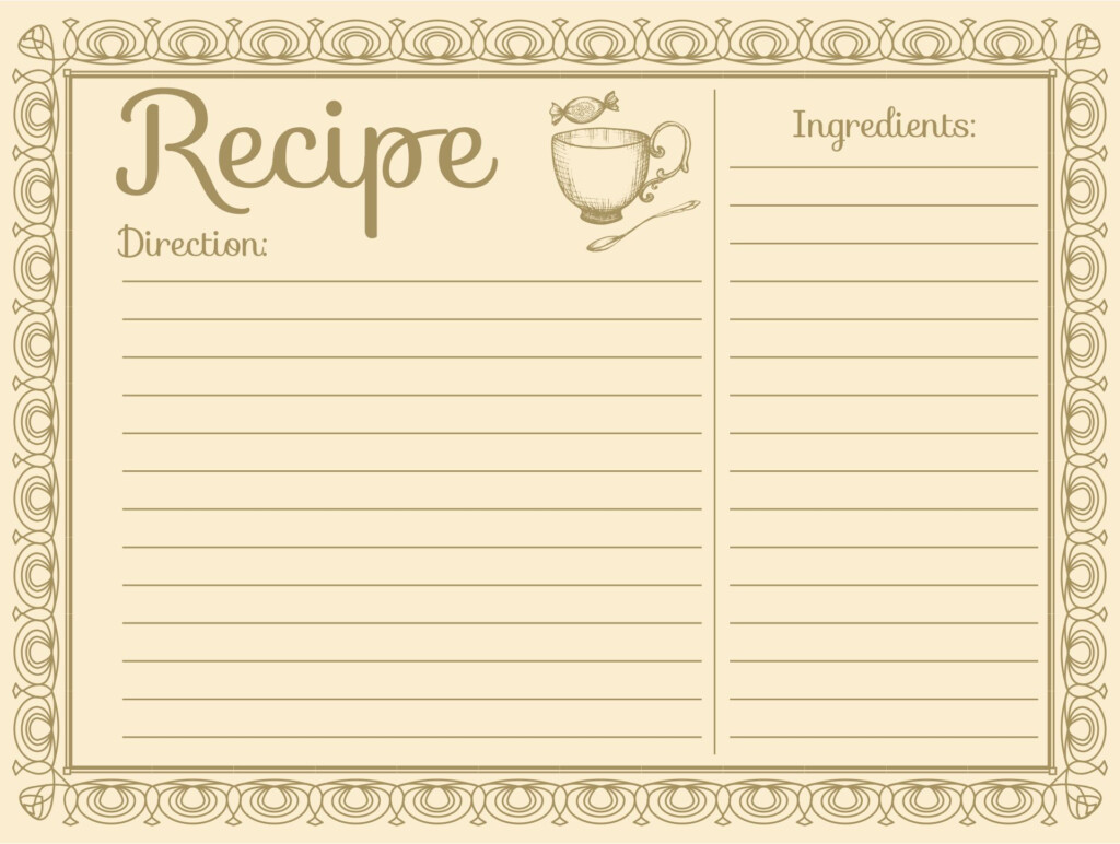 4x6 Recipe Card Template Free FREE PRINTABLE TEMPLATES