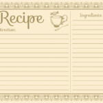 4x6 Recipe Card Template Free FREE PRINTABLE TEMPLATES