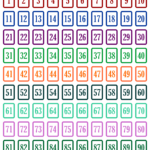 7 Best Number Cards 1 100 Printable Printablee