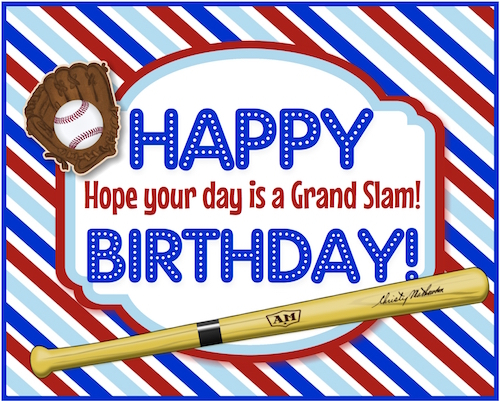 A Grand Slam Baseball Birthday Free Birthday For Him ECards 123
