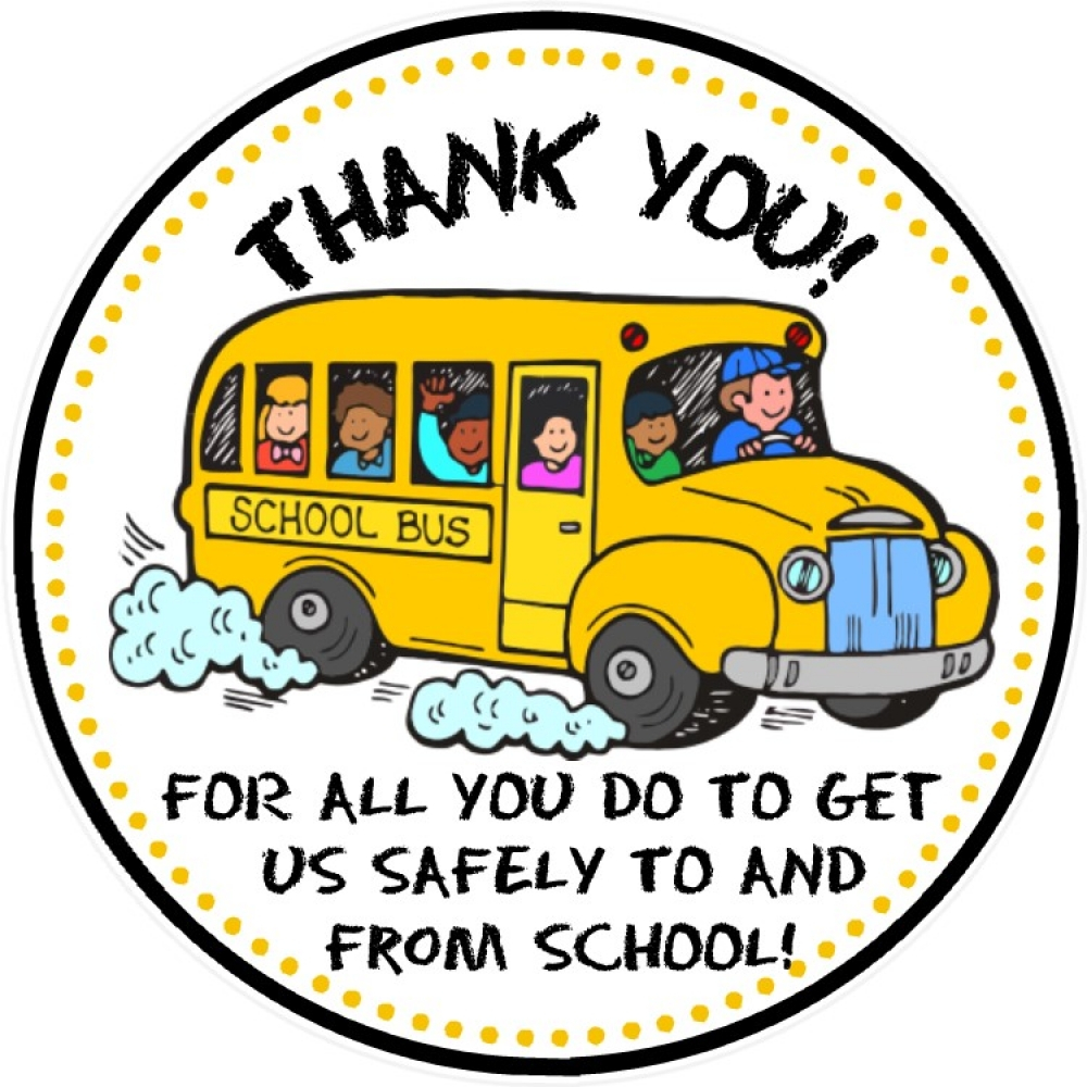 Bus Driver Thank You Card Printable Printable Word Searches