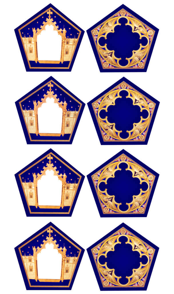 Chocolate Frog Card Template Harry Potter Props Harry Potter Diy 