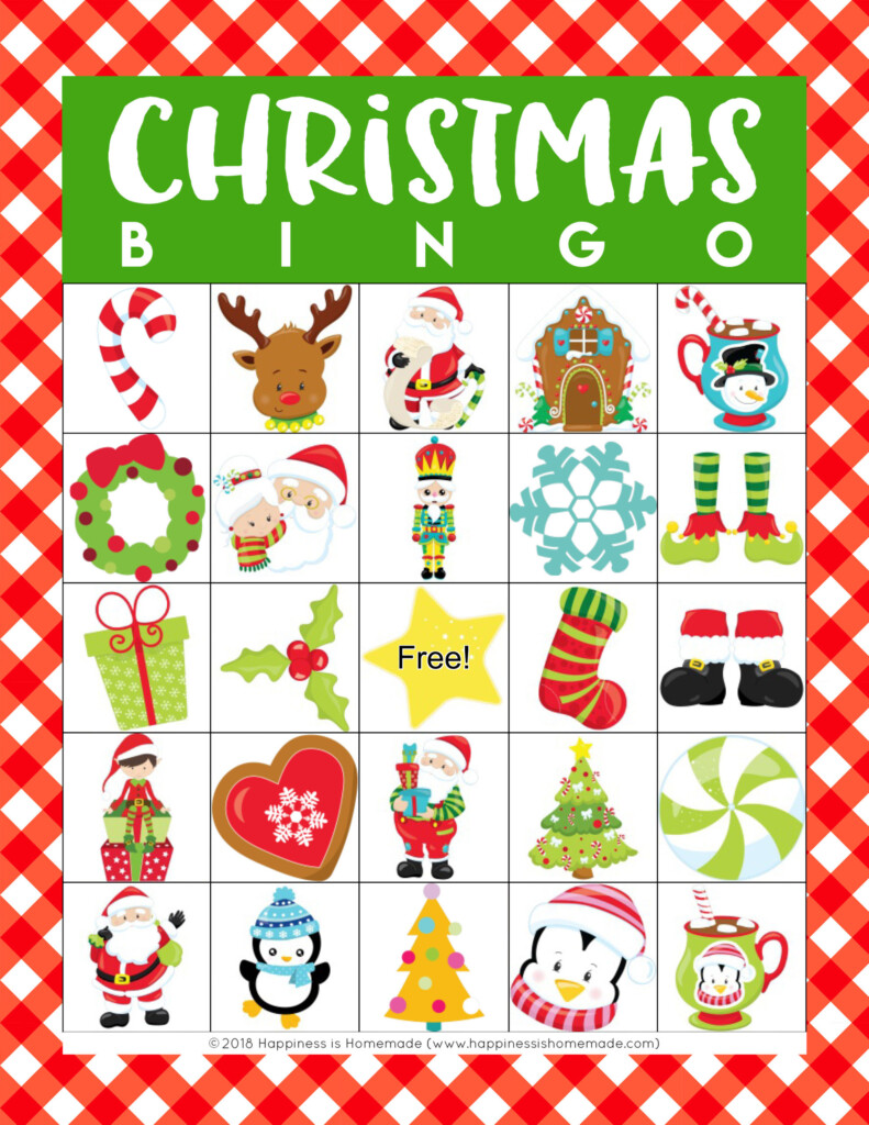 Christmas Bingo Card Generator Printable Bingo Cards