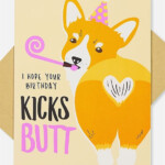 Corgi Birthday Card Birthday Cards Cards Birthday