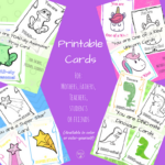 Cute Printable Cards Teach Me Mommy