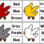 Free Color Clip Cards Clip Cards Kindergarten Freebies First Grade