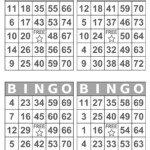 Free Printable Bingo Cards 6 Per Page