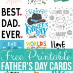 Free Printable Fathers Day Cards High Quality PDFs