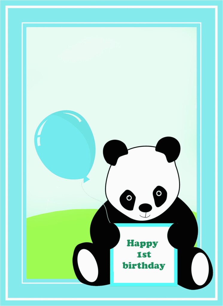 Free Printable Panda Cards Facit Coloring Templates