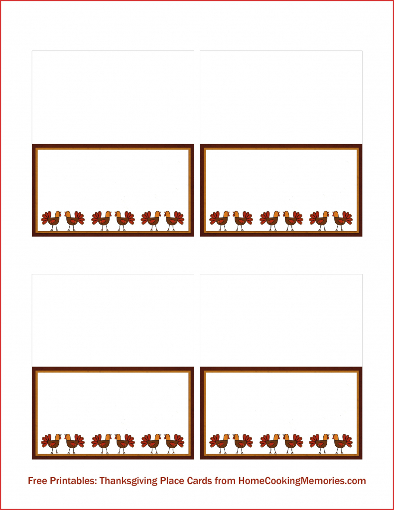 Free Printable Place Cards Template Printable Card Free