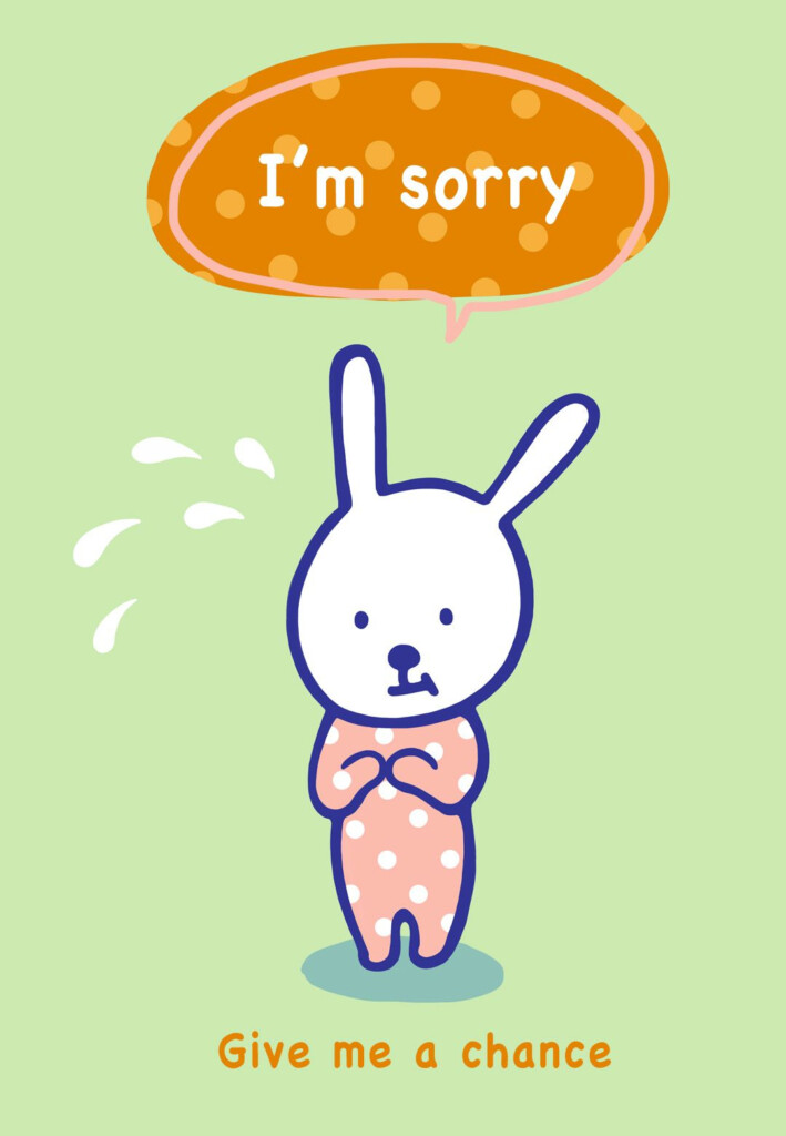 Free Printable Sorry Card Give Me A Chance Greetings Island Sorry 