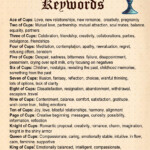 Free Printable Tarot Cards Meanings Cheat Sheets Tarot Oak Tarot