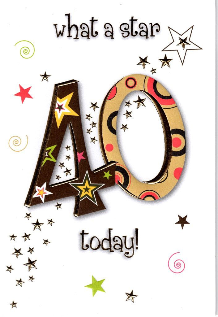 Funny 40th Birthday Card H 40th Birthday Cards 40th Birthday Wishes 