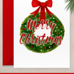I Should Be Mopping The Floor Free Printable Christmas Card