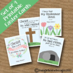 Kids Printable Christian Easter Cards DIY PRINTABLE