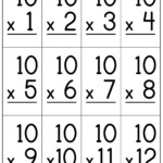 Lehrerbedarf Flashcards Multiplication Facts To 9s Flashcards Math