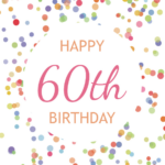 M bel Wohnen Haus Garten 60TH BIRTHDAY CARD 2 94