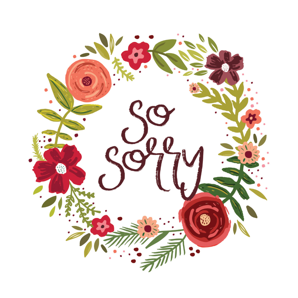 Pin On Apology Cards