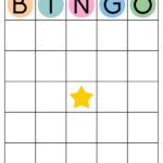 Printable Bingo Card Template Bingo Card Template Bingo Template