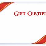 Printable Gift Certificate Templates