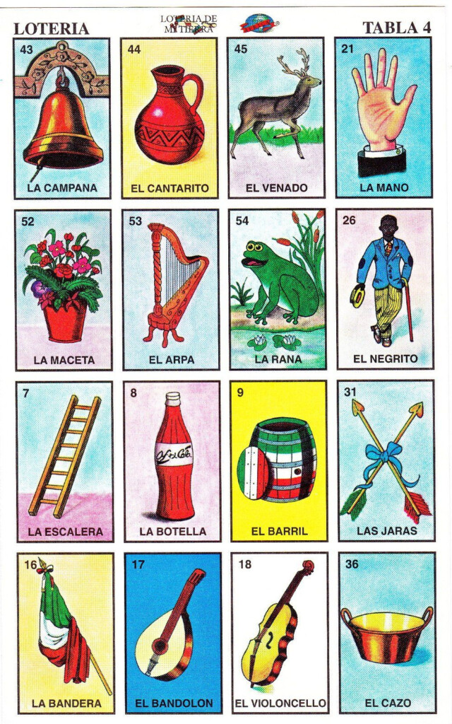 Printable Loteria Cards Pdf Printable Word Searches
