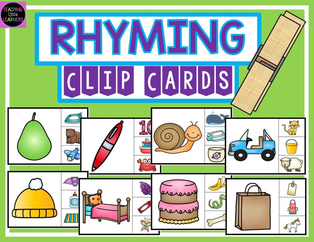 Rhyming Clip Cards