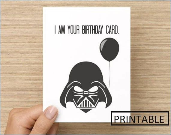 Star Wars Free Printable Birthday Cards PRINTABLE TEMPLATES
