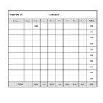 Timesheet Freetemplate 8 Best Images Of Blank Printable Timesheets