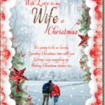 Wife At Christmas Greeting Cards By Loving Words