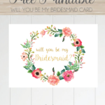 Will You Be My Godmother Printable Card Free Free Printable